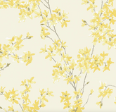 Laura Ashley Forstyhia Wallpaper Sunshine